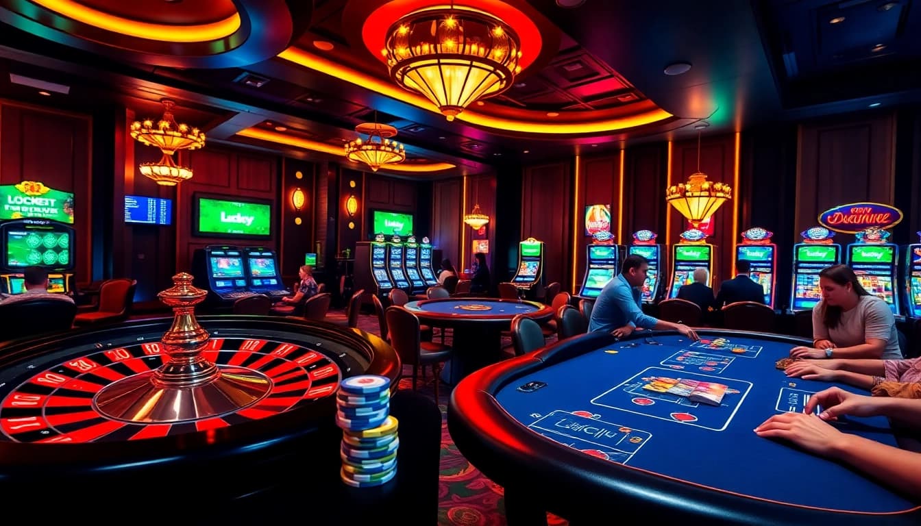 Experience the thrill of winning on the Luckywin casino platform with vibrant tables and engaging gameplay.