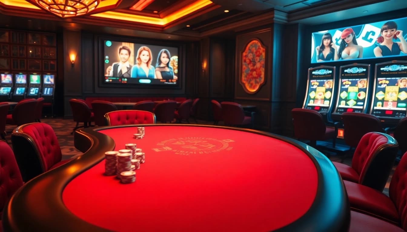 Engage with the fusion of sex games ai and high-stakes gambling in a luxurious casino setting.