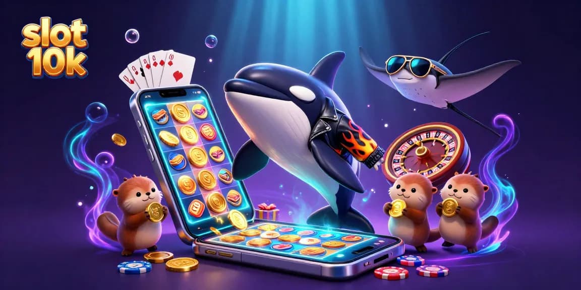 Experience exciting wins with slot 10k action and dazzling game elements in a vibrant underwater scene.
