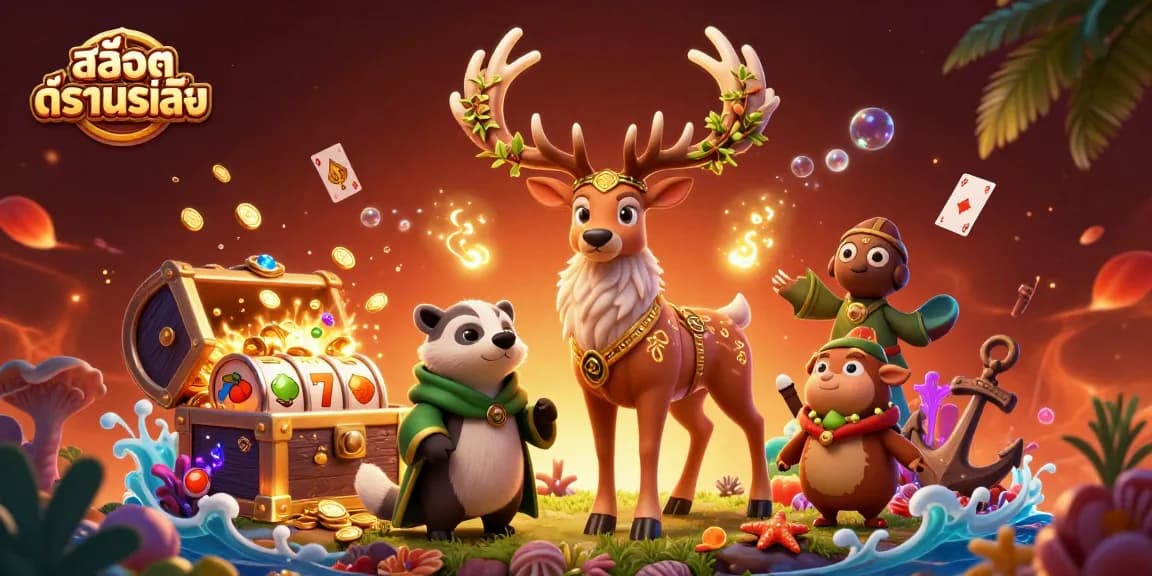 Experience สล็อตทดลองเล่น action with vibrant symbols, treasure, and enchanting characters in immersive gameplay.