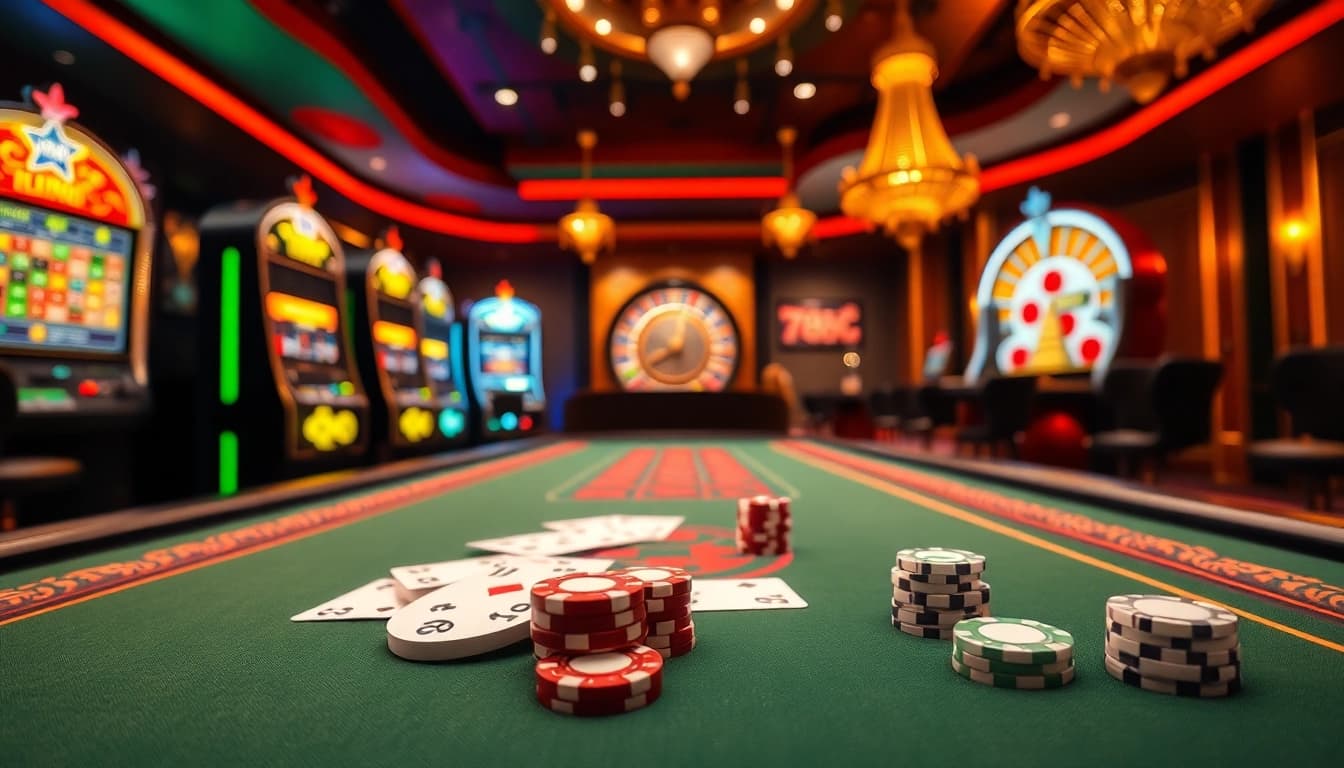 Experience the excitement of betting at a luxurious casino table featuring 789f.best elements.