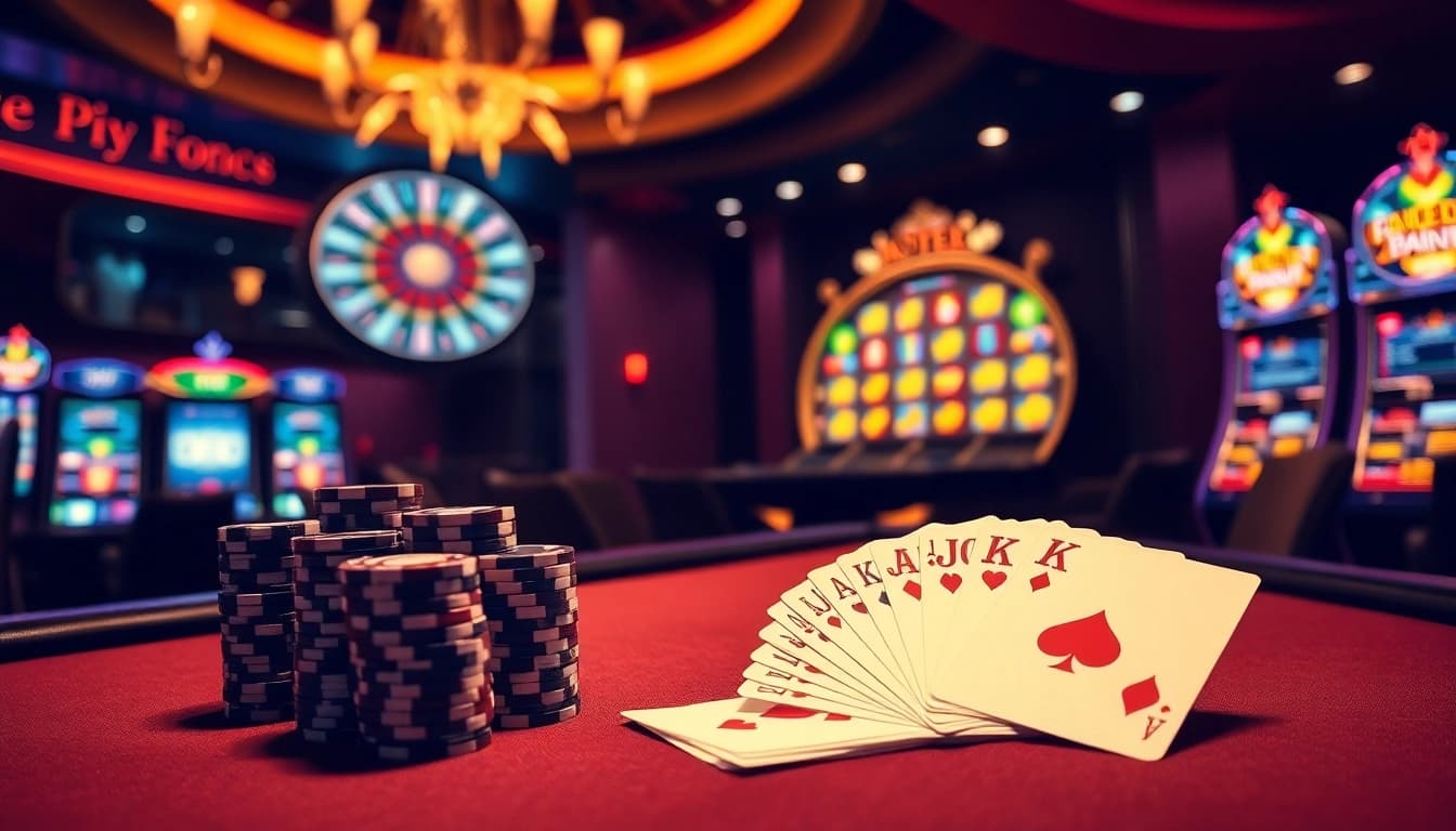 Experience the thrill of winning at S8 with a dynamic poker table scene, vibrant chips, and cards.