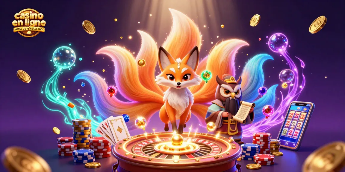 Gérez vos gains avec le casino en ligne sans vérification, une illustration dynamique des bonus et jackpots.