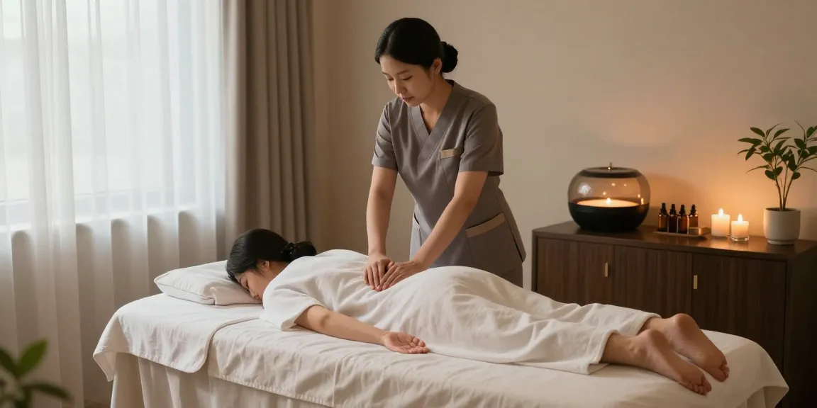강남마사지 전문가가 준비하는 아늑한 스파 마사지룸의 모습