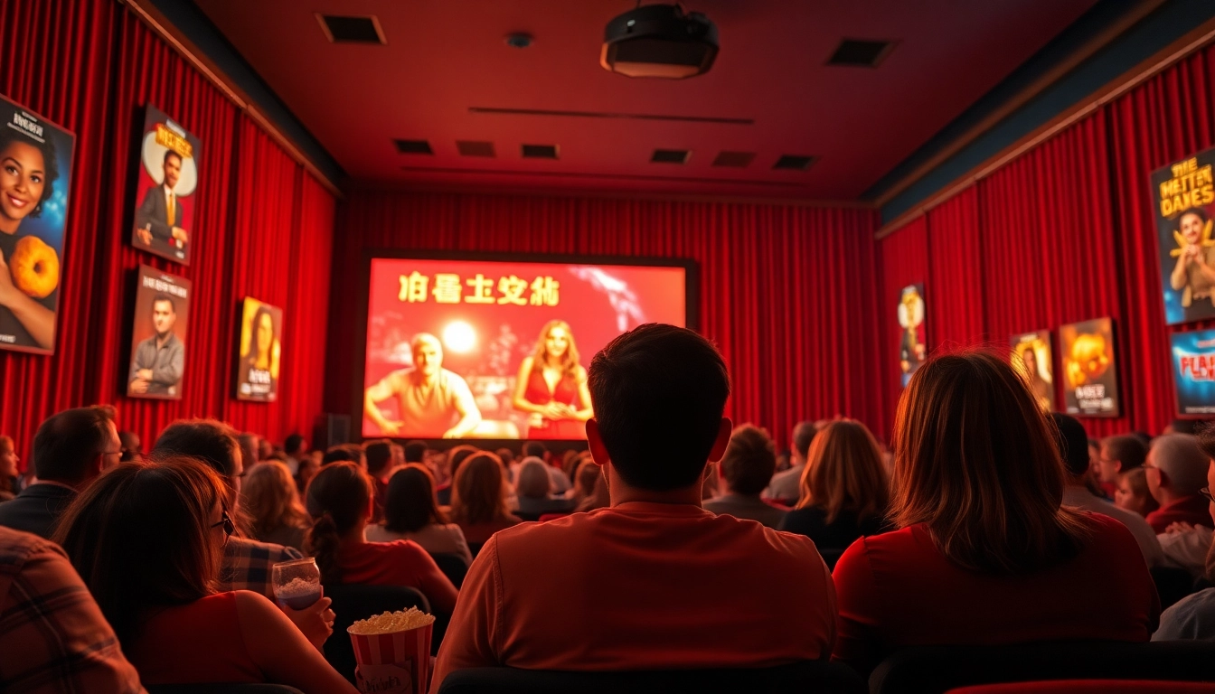 ชม หนังออนไลน์ ในโรงภาพยนตร์ที่มีบรรยากาศอบอุ่น และผู้ชมที่ตื่นเต้น