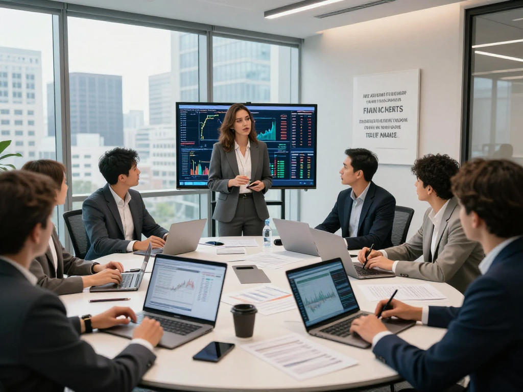 Bardya Ziaian ABC Capital team discussing innovative investment strategies in a modern office.