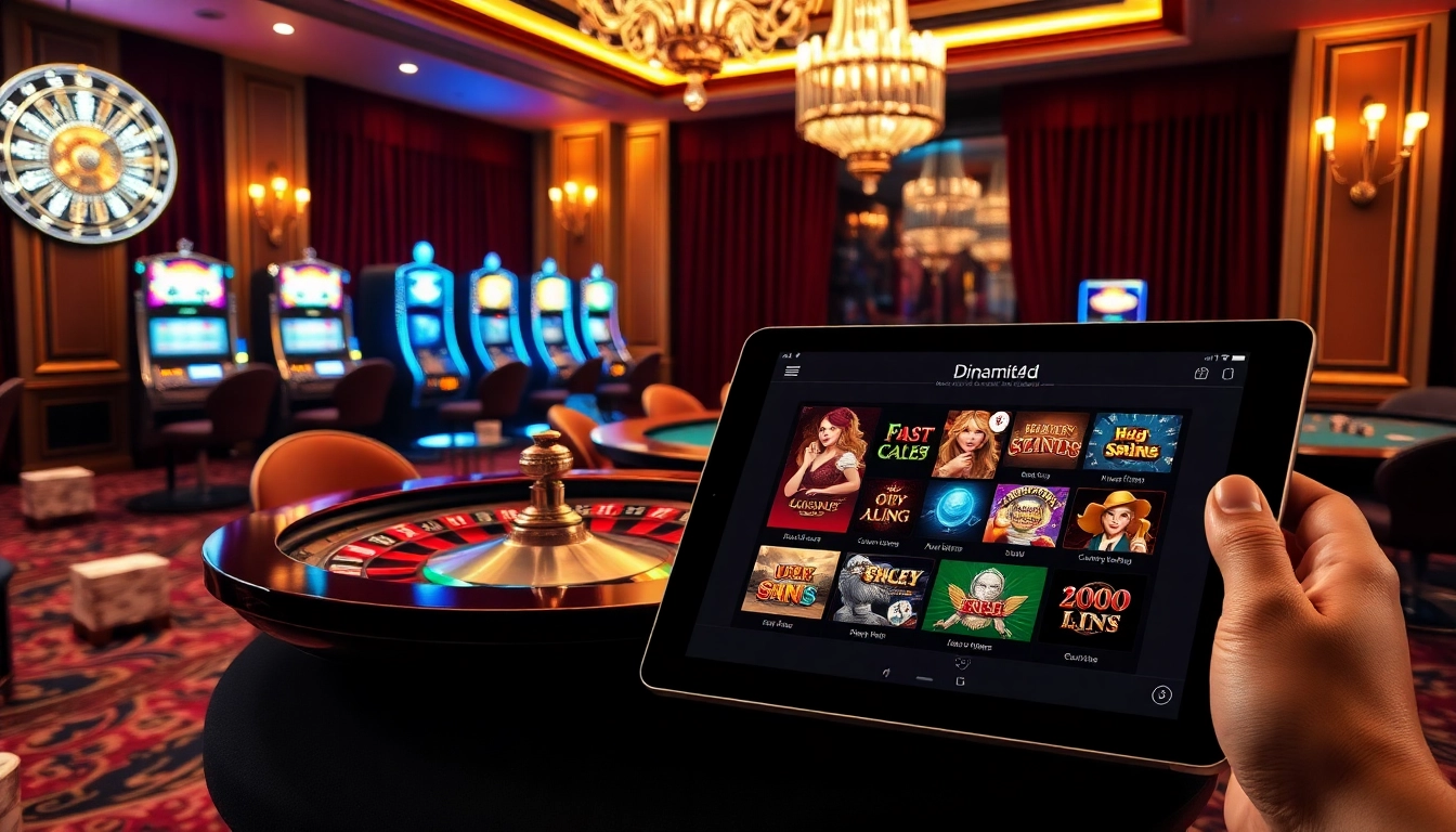 Experience the thrill of dinamit4d with vibrant casino games and a luxurious atmosphere.