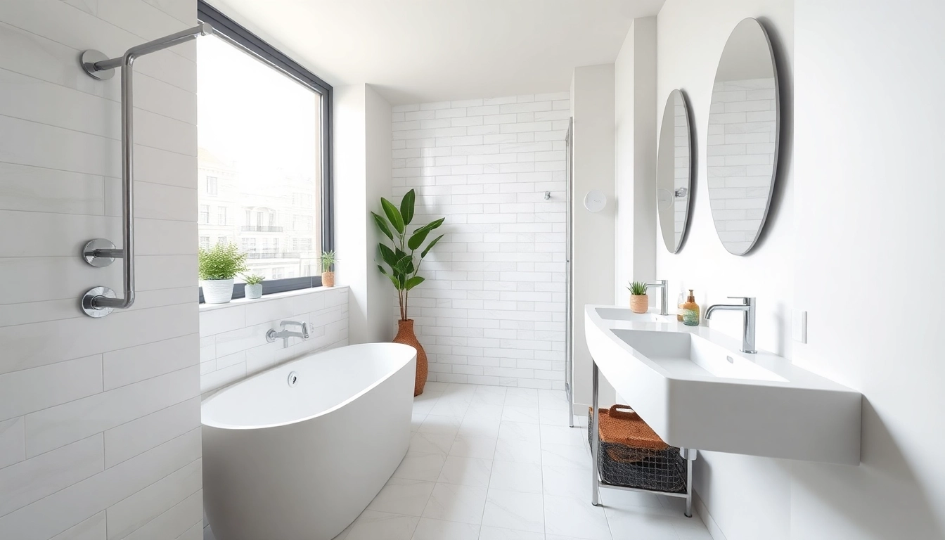 Transform your small bathroom remodel with modern fixtures and an elegant design.