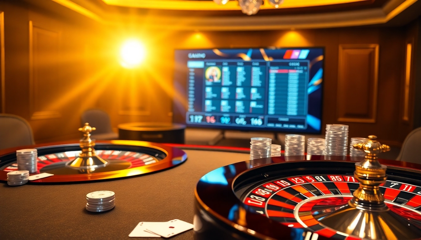 Rasakan energi kasino yang mendebarkan bersama jmacdonaldphoto.com, menampilkan meja poker yang elegan dan roda roulette.