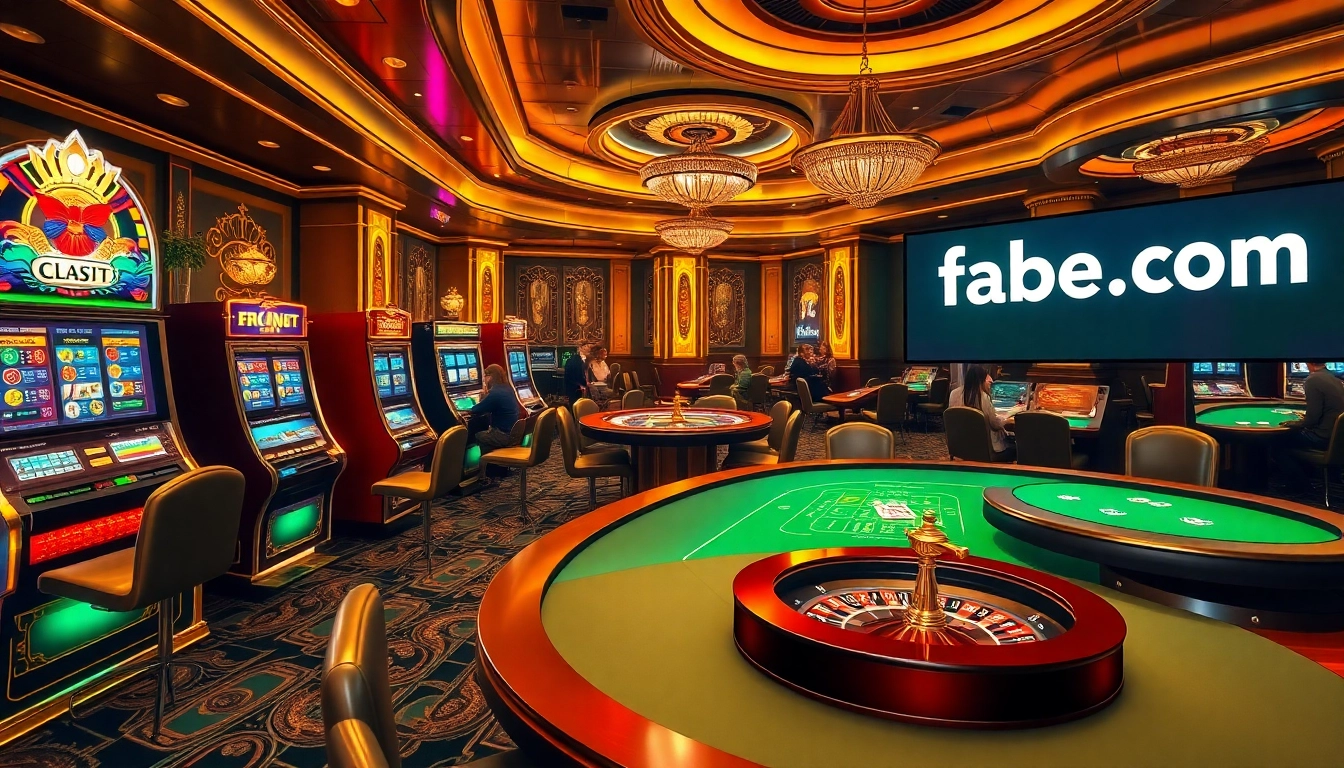 Experience thrilling gameplay at fabet3.com with vibrant slot machines and engaging casino tables.