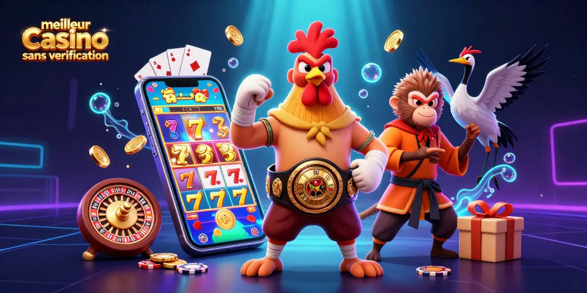 Jouez au meilleur casino sans vérification avec des personnages dynamiques et des éléments de jeu captivants.