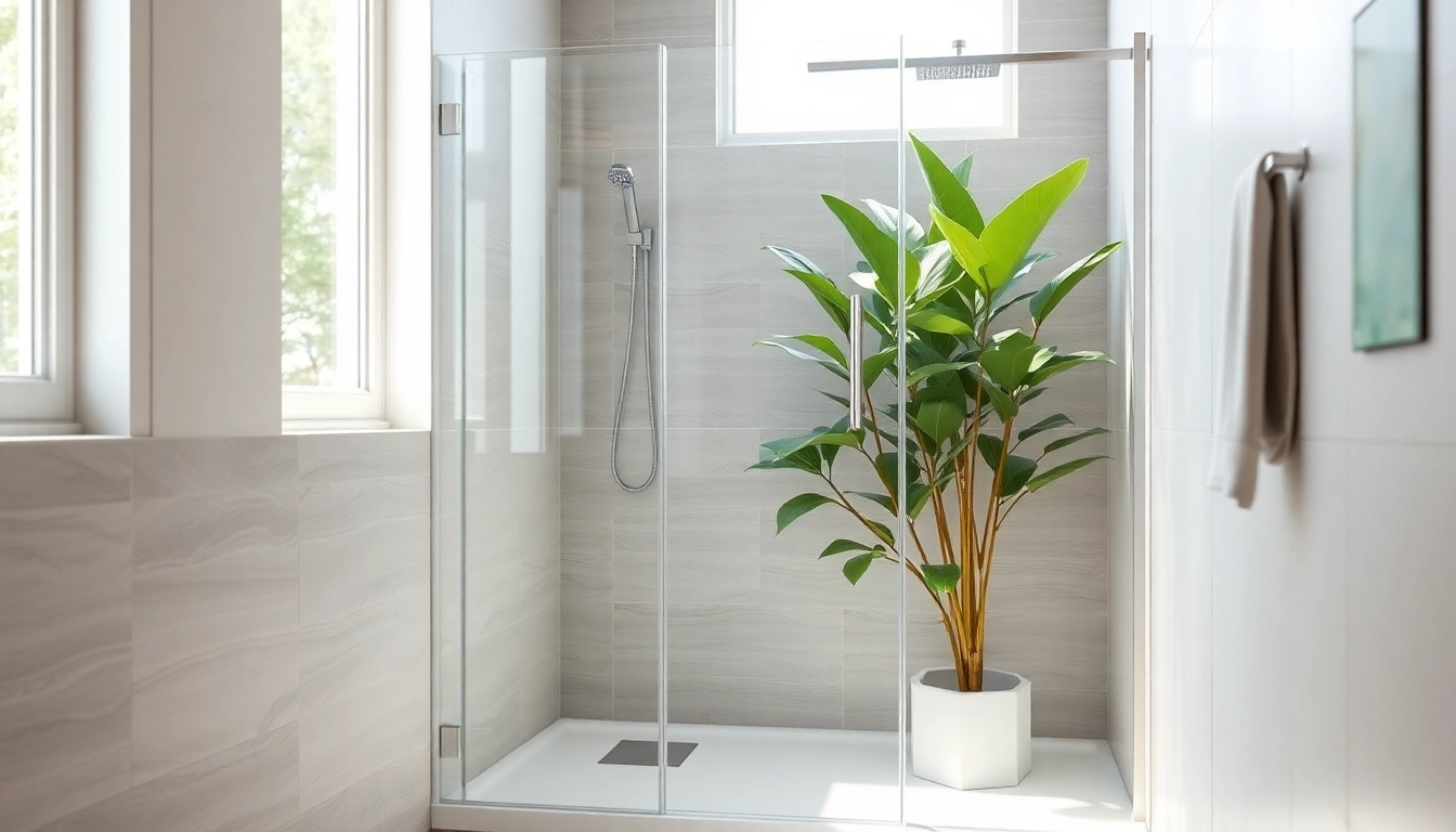 Installez la paroi de douche sirhona dans une salle de bains moderne et élégante.