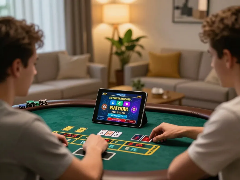 Players engage in thrilling online casino games at Nk88, showcasing live dealer interaction and vibrant gameplay.