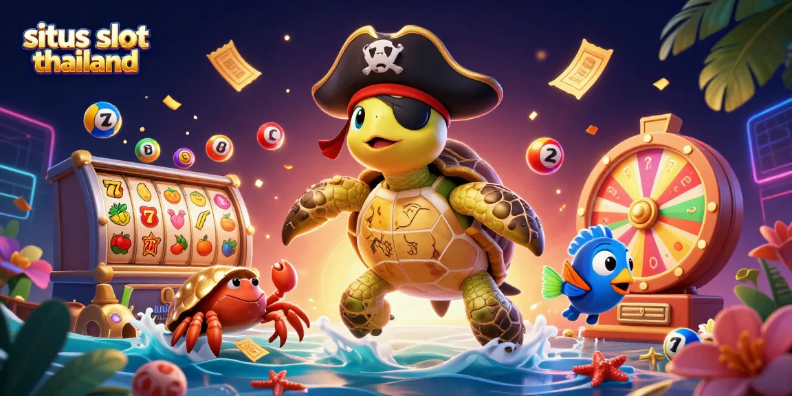 Engage with situs slot thailand as you play slots amidst colorful characters and dynamic casino elements.