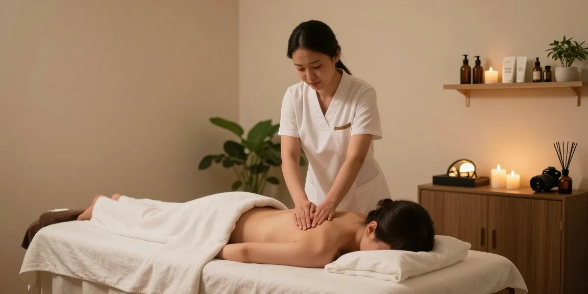 최고의 1인샵 마사지를 제공하는 아늑한 스파 내부 모습
