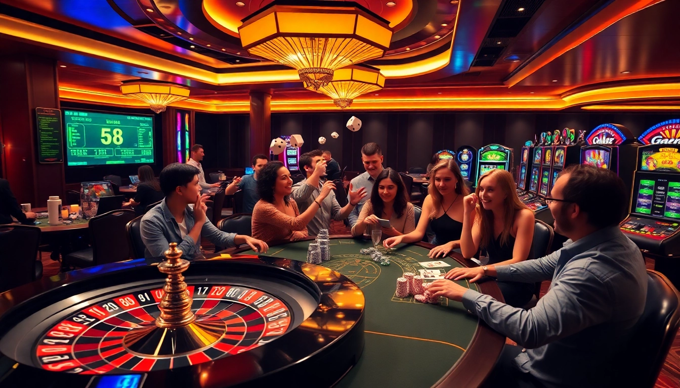 Experience luck8 with vibrant casino action featuring roulette, poker, and slot machines.