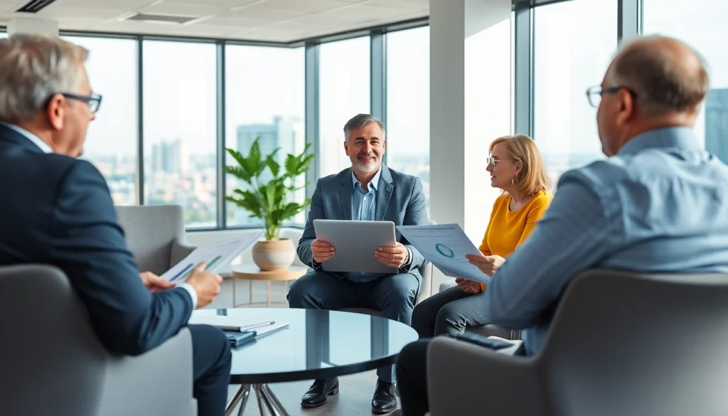 Engaging discussion on retirement planning for business owners San Antonio with a financial advisor.