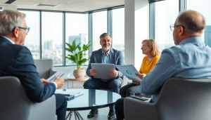 Engaging discussion on retirement planning for business owners San Antonio with a financial advisor.