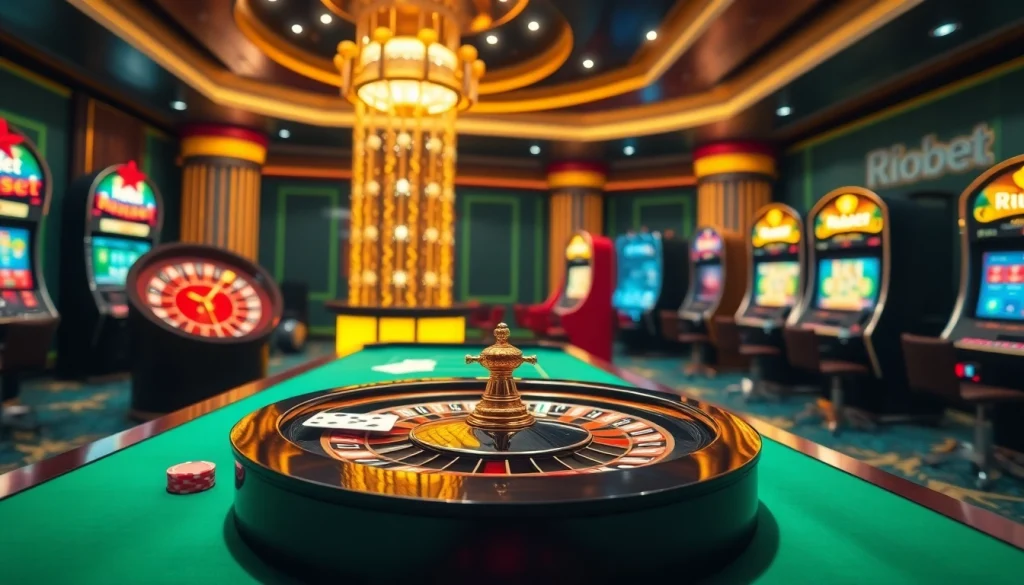 Experience Riobet's vibrant online casino with exciting games and immersive atmosphere.