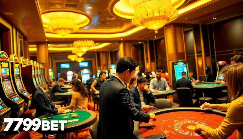 Players strategizing their next moves at a high-energy table of 789 BET casino.