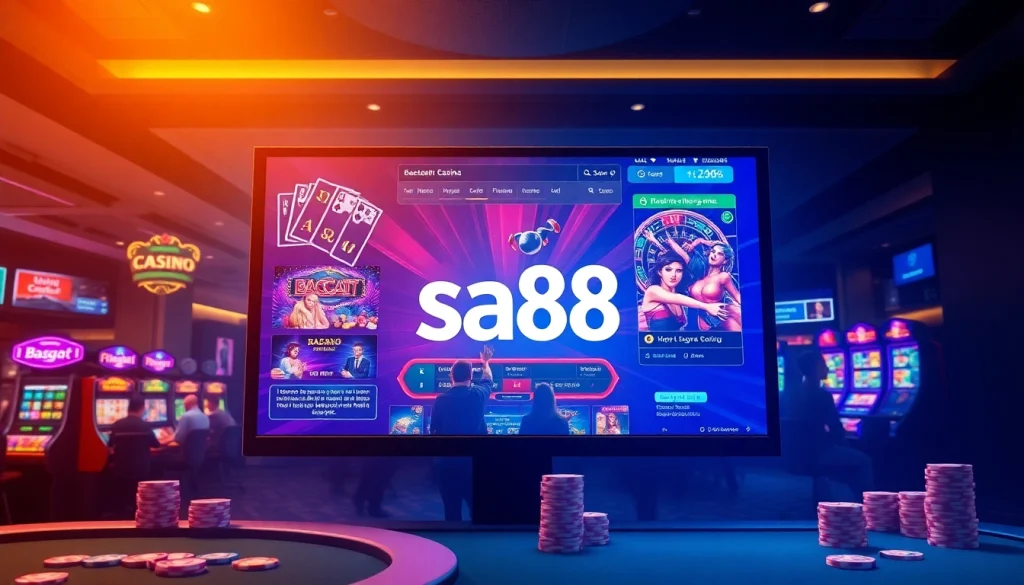 Experience thrilling gameplay at sa88 with vibrant casinos, exciting games, and professional dealers.