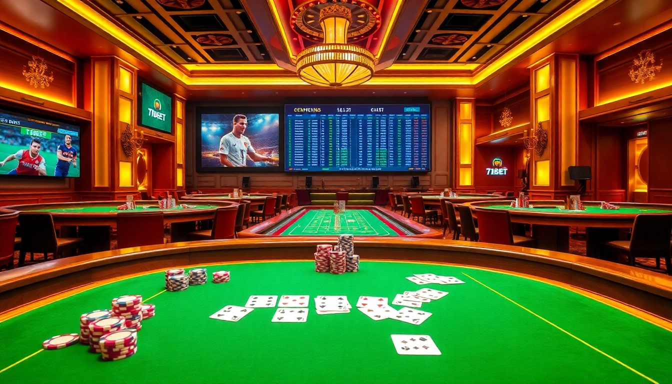 Experience the thrill of gambling at 789bet.com, where vibrant casino tables and colorful chips ignite excitement.