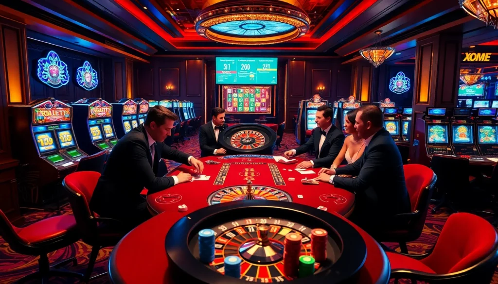Gamblers enjoy thrilling poker action at the luxurious casino inspired by https://uu88ae.com/.