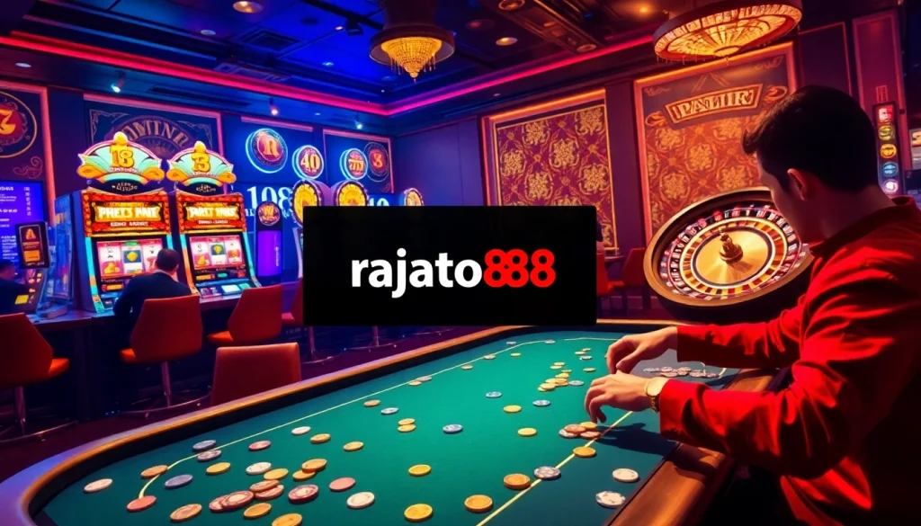 Experience the thrill of gaming at rajatoto88 with an engaging casino atmosphere filled with excitement.