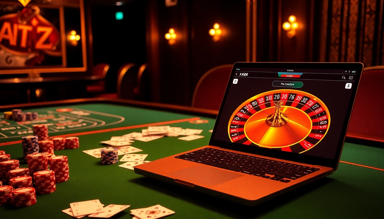 Experience thrilling gambling action at XX88 with vibrant casino tables and interactive gaming elements.