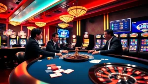 Experience thrilling games and strategies at oxplay's luxurious casino tables.