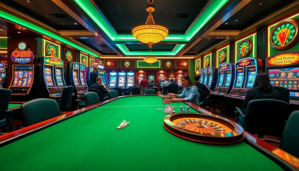 Người chơi tham gia tại bàn poker của 24kclub, tạo nên bầu không khí cá cược đầy phấn khích.