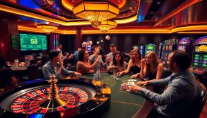 Experience luck8 with vibrant casino action featuring roulette, poker, and slot machines.