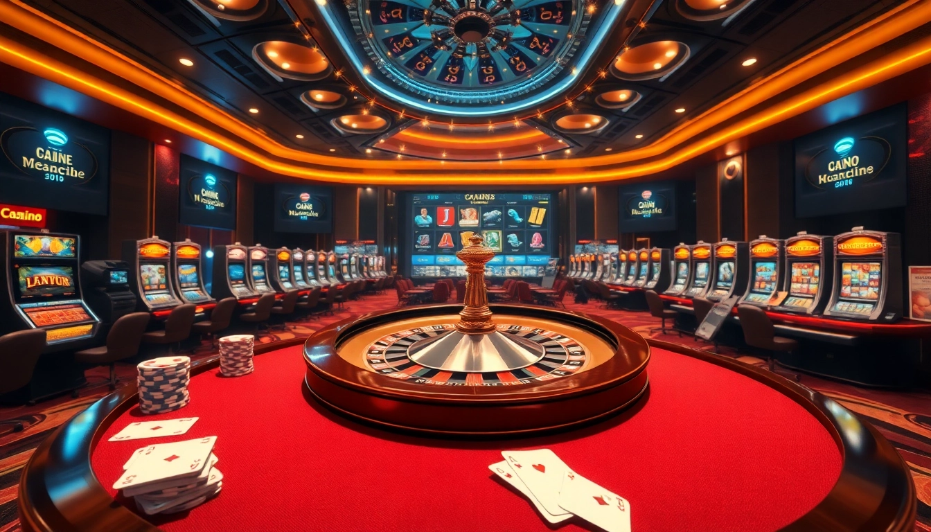 Vivez des sensations fortes avec un casino en ligne dynamique, comprenant des machines à sous colorées et des tables de poker.