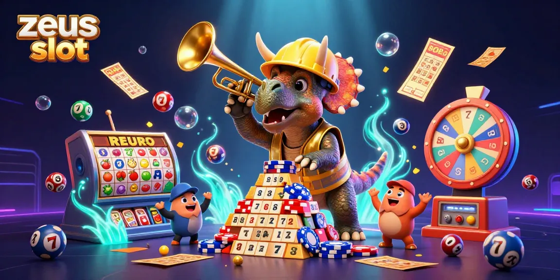 Experience the excitement of the zeus slot with vibrant slot reels and dynamic game elements in a festive atmosphere.