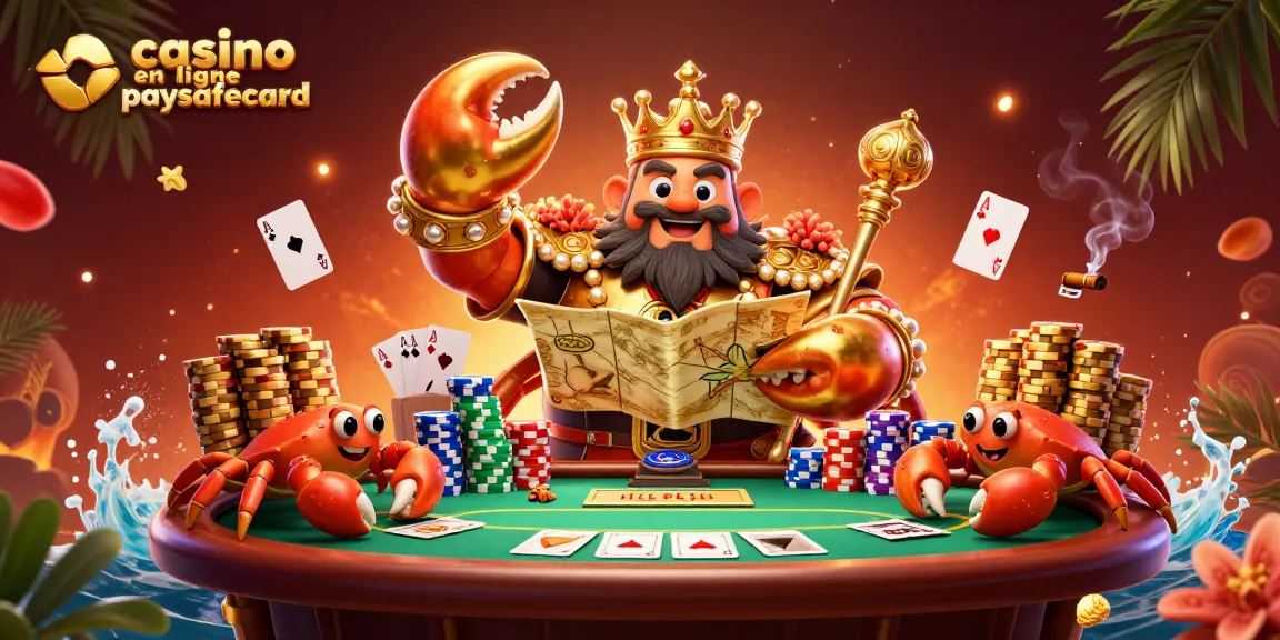 Déposez facilement dans un casino en ligne paysafecard grâce à ce visuel captivant de croupiers et jetons.